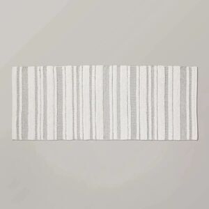 Hearth & Hand Chunky Striped Bathroom Rug size is 24x60